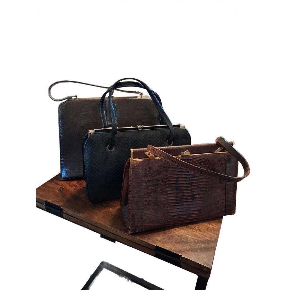 Heiress Vintage Handbag Trio - Classic Style